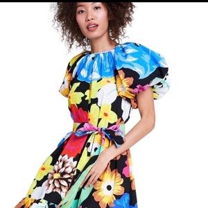 Christopher John Rogers x Target Collaboration Floral Puff Sleeve Dress